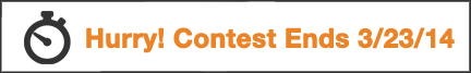 Hurry Contest Ends 3/23/14